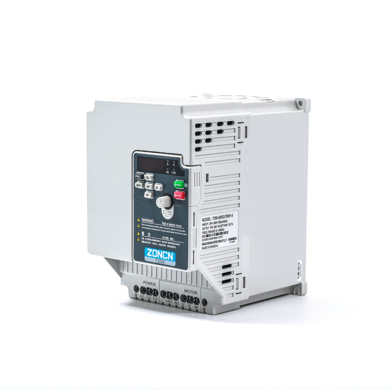 Low Voltage Inverter 5.5kw AC Frequency Inverter VFD Variable Frequency Drivers with EMC Filter for Motor Three Phase