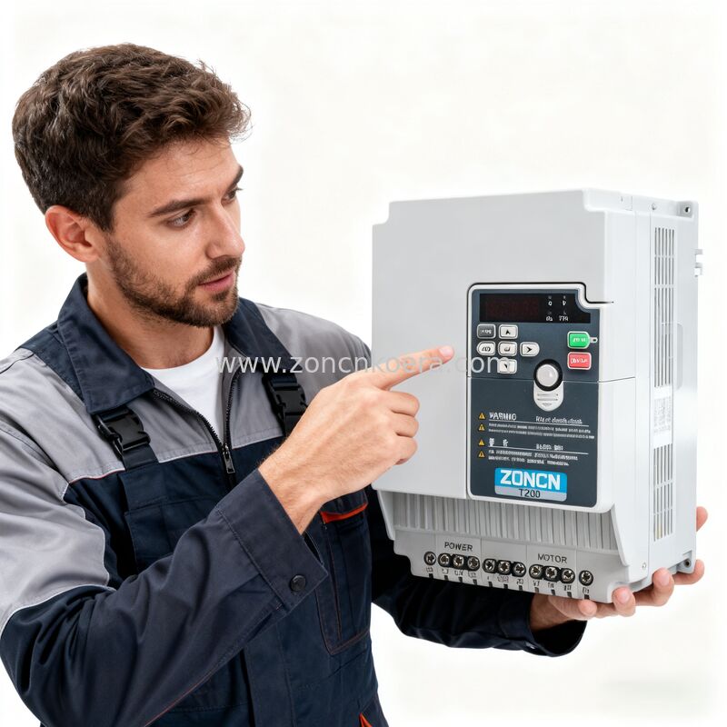 ZONCN T200 Variable Frequency Drive VFD Inverter with 0.4kW-160kW Power Range Multi-Control Modes and Built-in EMC Filter